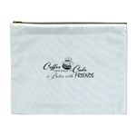 Coffee and Cake Cosmetic Bag (XL)