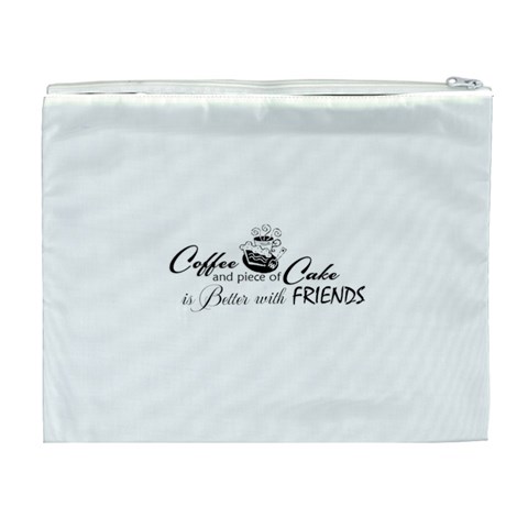 Coffee and Cake Cosmetic Bag (XL) from ArtsNow.com Back