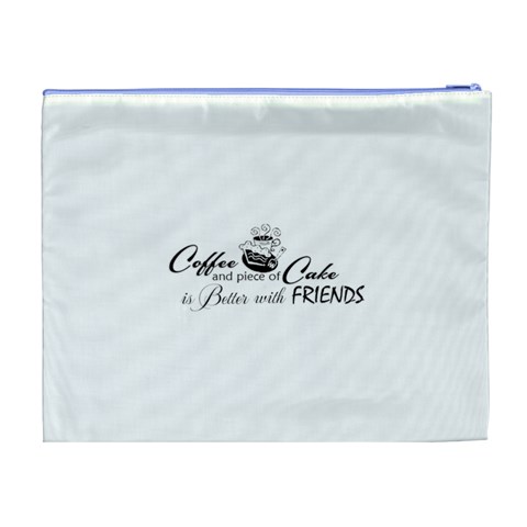 Coffee and Cake Cosmetic Bag (XL) from ArtsNow.com Back