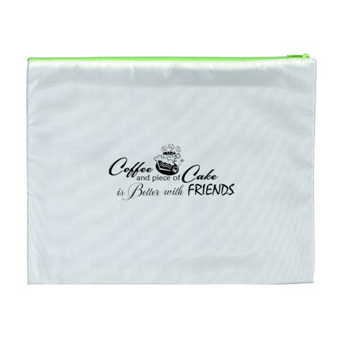 Coffee and Cake Cosmetic Bag (XL) from ArtsNow.com Back