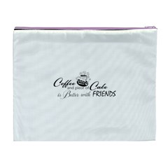 Coffee and Cake Cosmetic Bag (XL) from ArtsNow.com Back