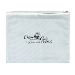 Coffee and Cake Cosmetic Bag (XL) from ArtsNow.com Back