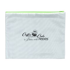 Coffee and Cake Cosmetic Bag (XL) from ArtsNow.com Back