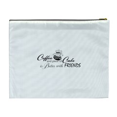 Coffee and Cake Cosmetic Bag (XL) from ArtsNow.com Back