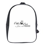 Coffee and Cake School Bag (Large)