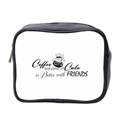 Coffee and Cake Mini Toiletries Bag (Two Sides) from ArtsNow.com Front