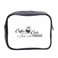 Coffee and Cake Mini Toiletries Bag (Two Sides) from ArtsNow.com Back