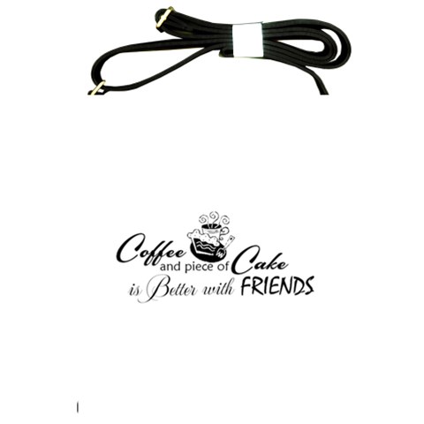 Coffee and Cake Shoulder Sling Bag from ArtsNow.com Front