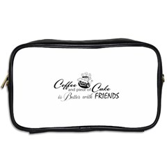 Coffee and Cake Toiletries Bag (Two Sides) from ArtsNow.com Back