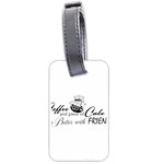 Coffee and Cake Luggage Tag (one side)