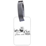 Coffee and Cake Luggage Tag (two sides)