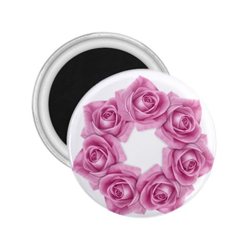 Pink Roses 2.25  Magnet from ArtsNow.com Front