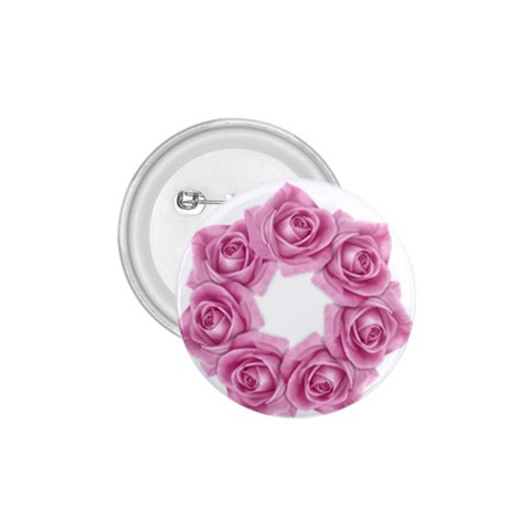 Pink Roses 1.75  Button from ArtsNow.com Front