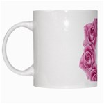 Pink Roses White Mug