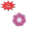 Pink Roses 1  Mini Button (10 pack) 