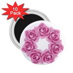 Pink Roses 2.25  Magnet (10 pack)