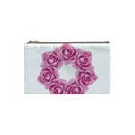 Pink Roses Cosmetic Bag (Small)