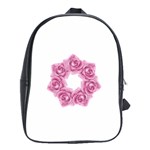 Pink Roses School Bag (Large)