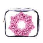 Pink Roses Mini Toiletries Bag (One Side)