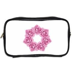 Pink Roses Toiletries Bag (Two Sides) from ArtsNow.com Back