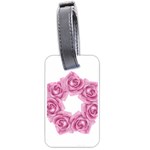 Pink Roses Luggage Tag (one side)