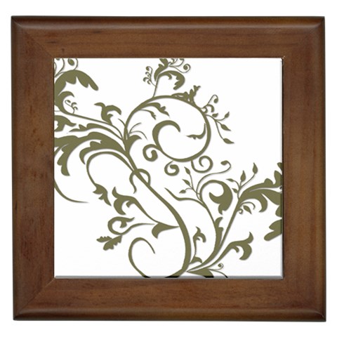 Decorative Vine Framed Tile from ArtsNow.com Front