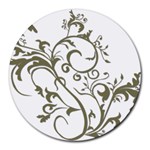 Decorative Vine Round Mousepad