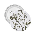 Decorative Vine 2.25  Button