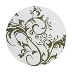 Decorative Vine Ornament (Round)