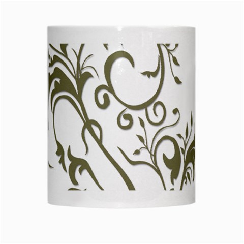 Decorative Vine White Mug from ArtsNow.com Center