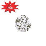 Decorative Vine 1  Mini Magnet (10 pack) 