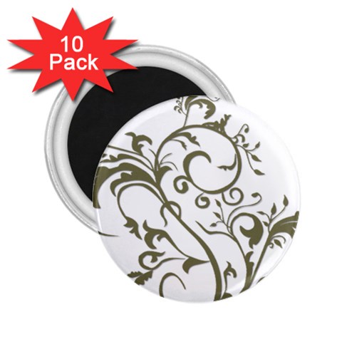 Decorative Vine 2.25  Magnet (10 pack) from ArtsNow.com Front