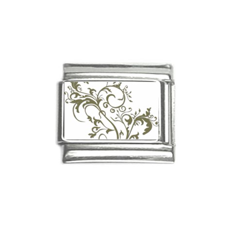 Decorative Vine Italian Charm (9mm) from ArtsNow.com Front