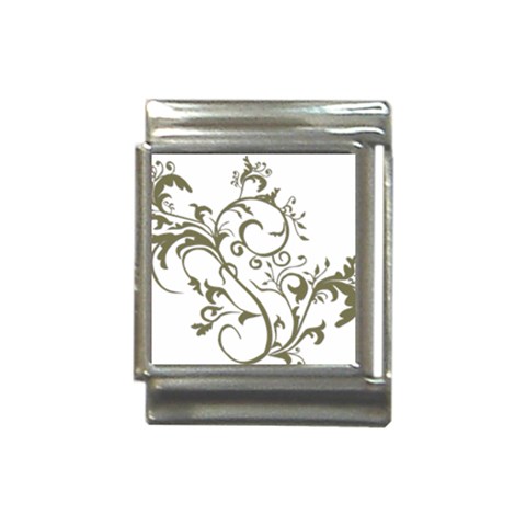 Decorative Vine Italian Charm (13mm) from ArtsNow.com Front