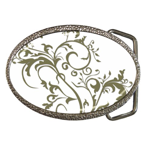 Decorative Vine Belt Buckle from ArtsNow.com Front