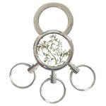 Decorative Vine 3-Ring Key Chain