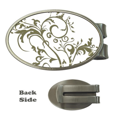 Decorative Vine Money Clip (Oval) from ArtsNow.com Front