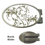 Decorative Vine Money Clip (Oval)