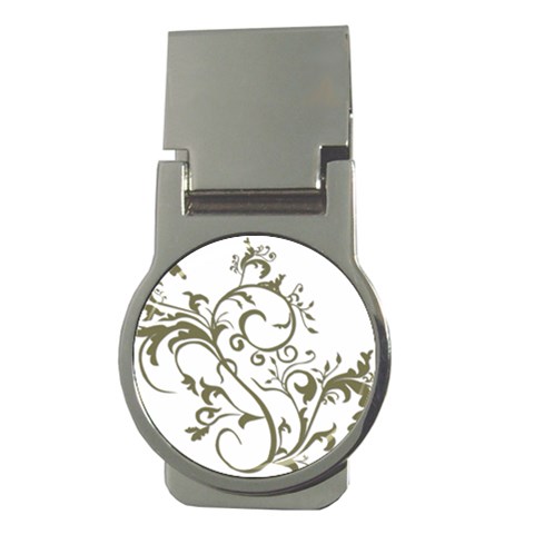 Decorative Vine Money Clip (Round) from ArtsNow.com Front