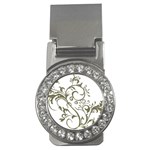 Decorative Vine Money Clip (CZ)