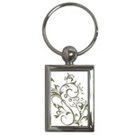 Decorative Vine Key Chain (Rectangle)