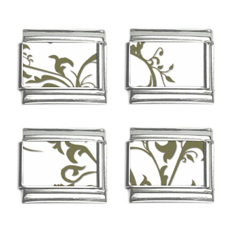 Decorative Vine 9mm Italian Charm (4 pack) from ArtsNow.com Front