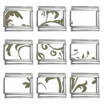 Decorative Vine 9mm Italian Charm (9 pack)