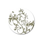 Decorative Vine Magnet 3  (Round)