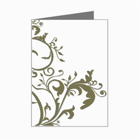 Decorative Vine Mini Greeting Card from ArtsNow.com Left