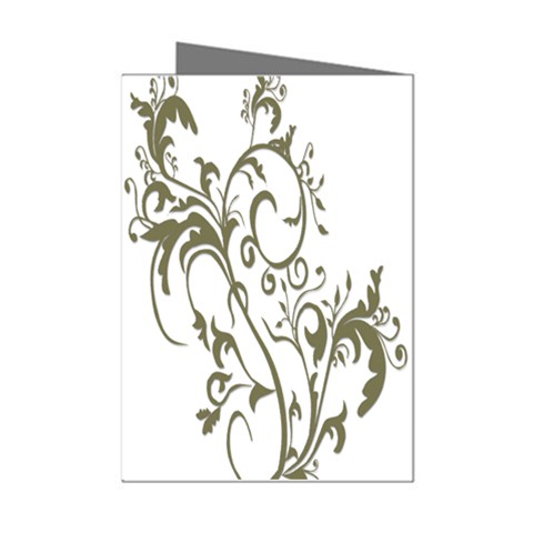 Decorative Vine Mini Greeting Cards (Pkg of 8) from ArtsNow.com Left