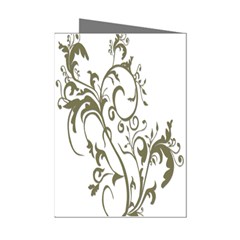 Decorative Vine Mini Greeting Cards (Pkg of 8) from ArtsNow.com Left