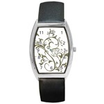 Decorative Vine Barrel Style Metal Watch