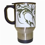 Decorative Vine Travel Mug (White)