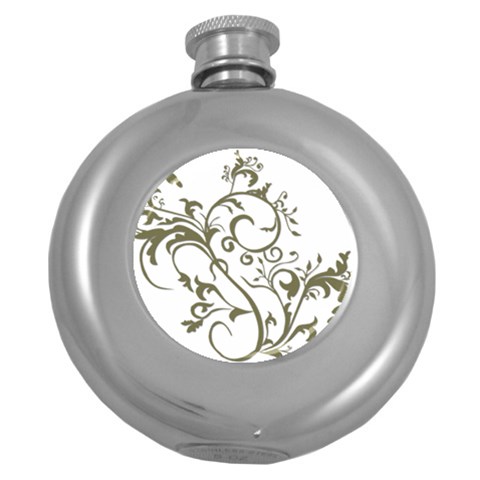 Decorative Vine Hip Flask (5 oz) from ArtsNow.com Front